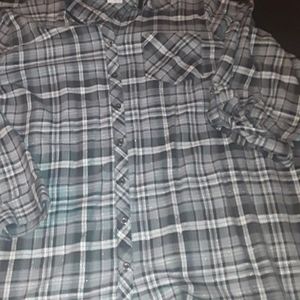 A button down long sleeve shirt